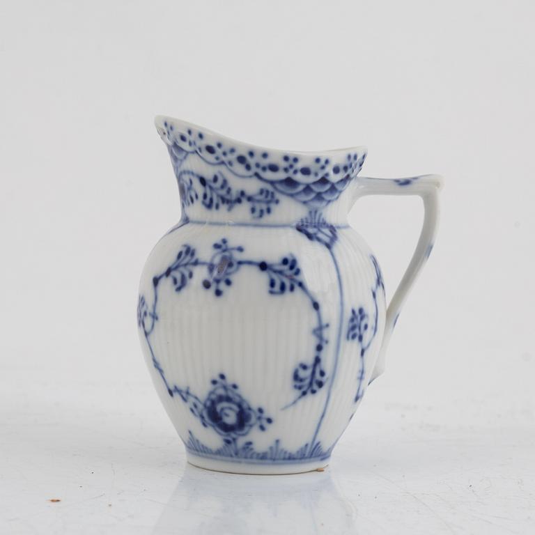 Coffee service, 30 pieces, porcelain, "Musselmalet", half-lace, Royal Copenhagen,