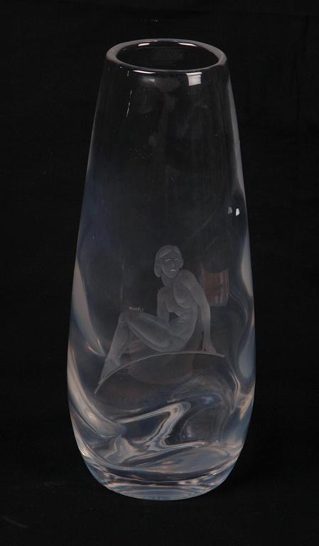 VAS, glas, Kosta, sign Bergh, dat 1939.