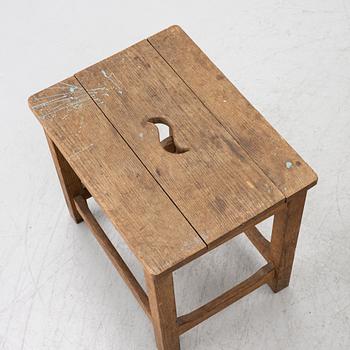 Nordiska Kompaniet, taburetter, ett par, ek. Ritningen daterad 1928.