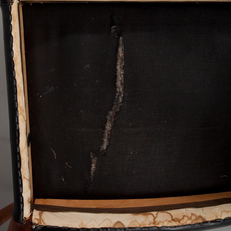 MATBORD samt STOLAR, 4 st, design Nils Ole Møller, JL Møller, Danmark 1900-talets mitt.