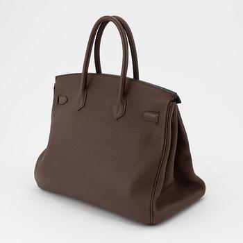 Hermès, a Noisette Togo leather 'Birkin 35' handbag, 2013.
