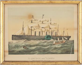 LITOGRAFIER, 3 st, 1800/1900-tal.