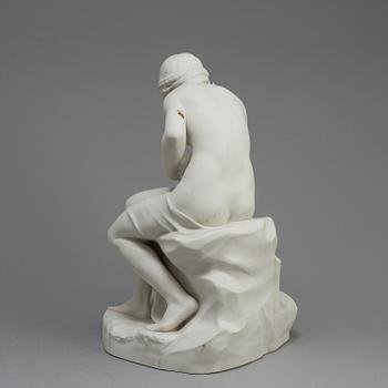 FIGUR, parian, Gustafsberg 1921.