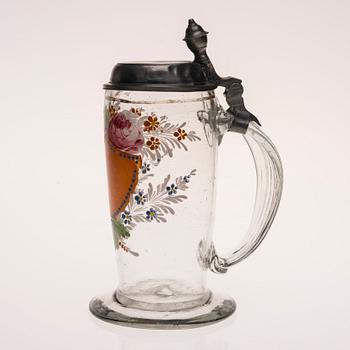 STOP, tenn och glas, Tyskland, 1800-tal.