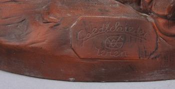 TERRAKOTTAFIGUR, sign, Goldscheider, 1900-tal.