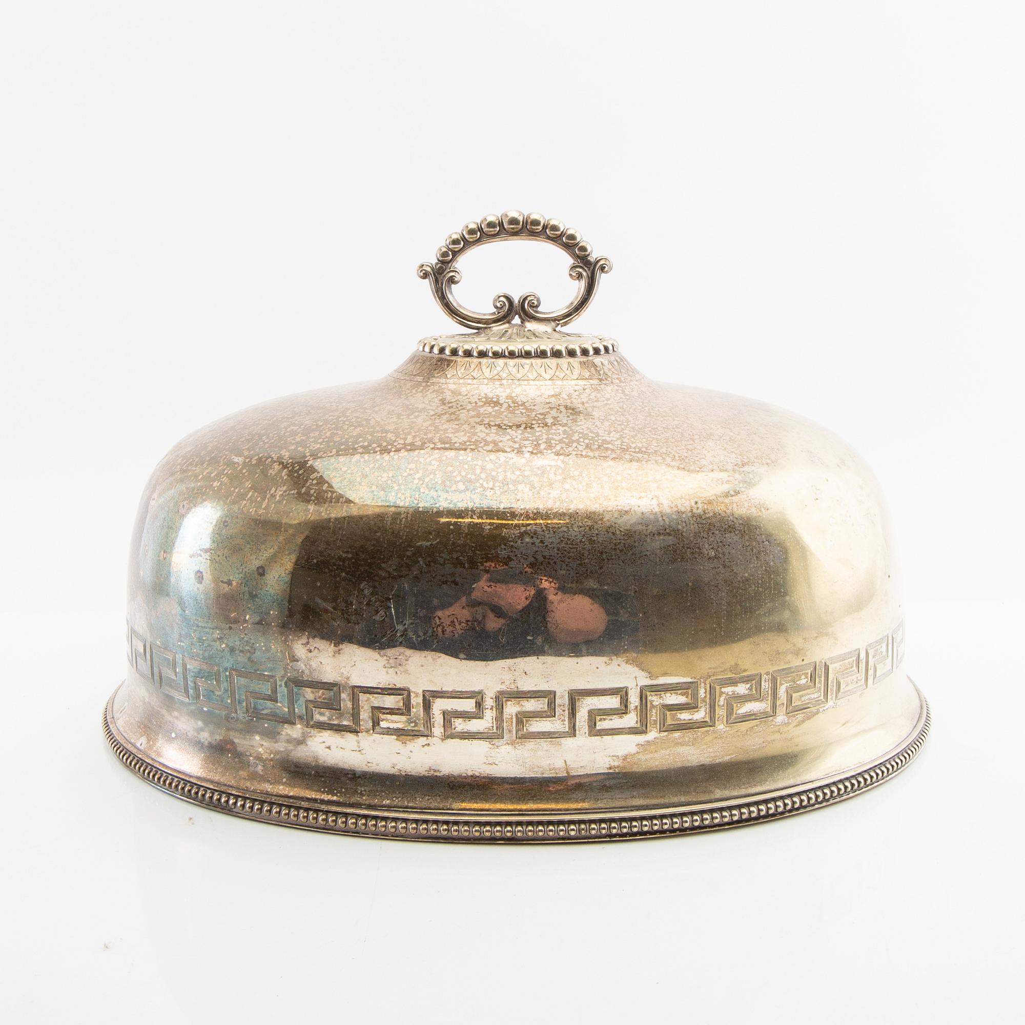 Cloche England 1900-talets första hälft nysilver.