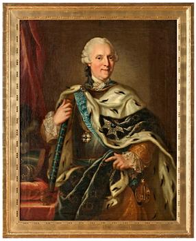 604. Lorens Pasch d y Tillskriven., "Konung Adolf Fredrik" (1710-1771) och "Drottning Lovisa Ulrika" (1720-1782).