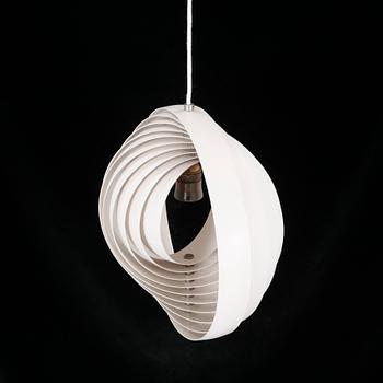 A "Moon Lamp" ceiling lamp, designed by Verner Panton, second half of the 20th century.