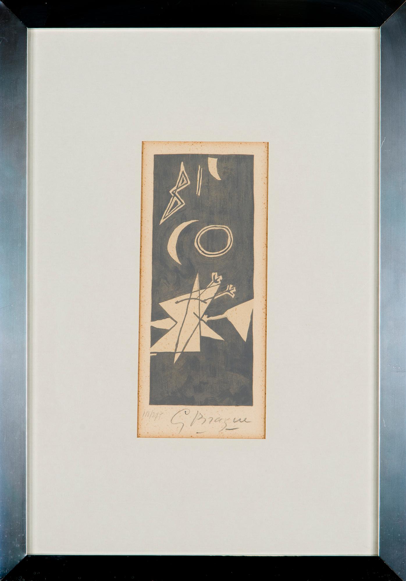 Georges Braque, "Ciel Gris II".