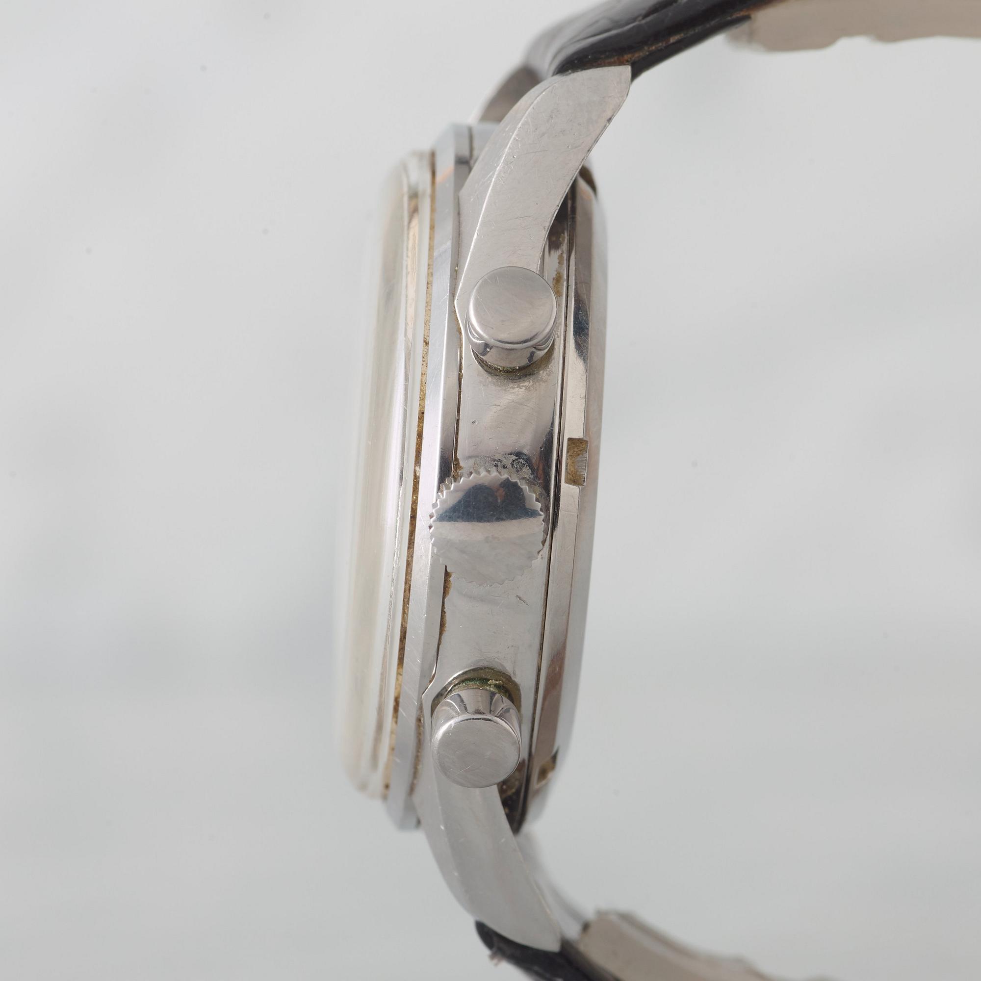 UNIVERSAL GENEVE, Uni-Compax, "Big Eye", chronograph, wristwatch, 36.5 mm,