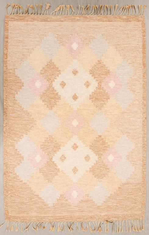 Rölakan rug signed ILS, approximately 233x168 cm.