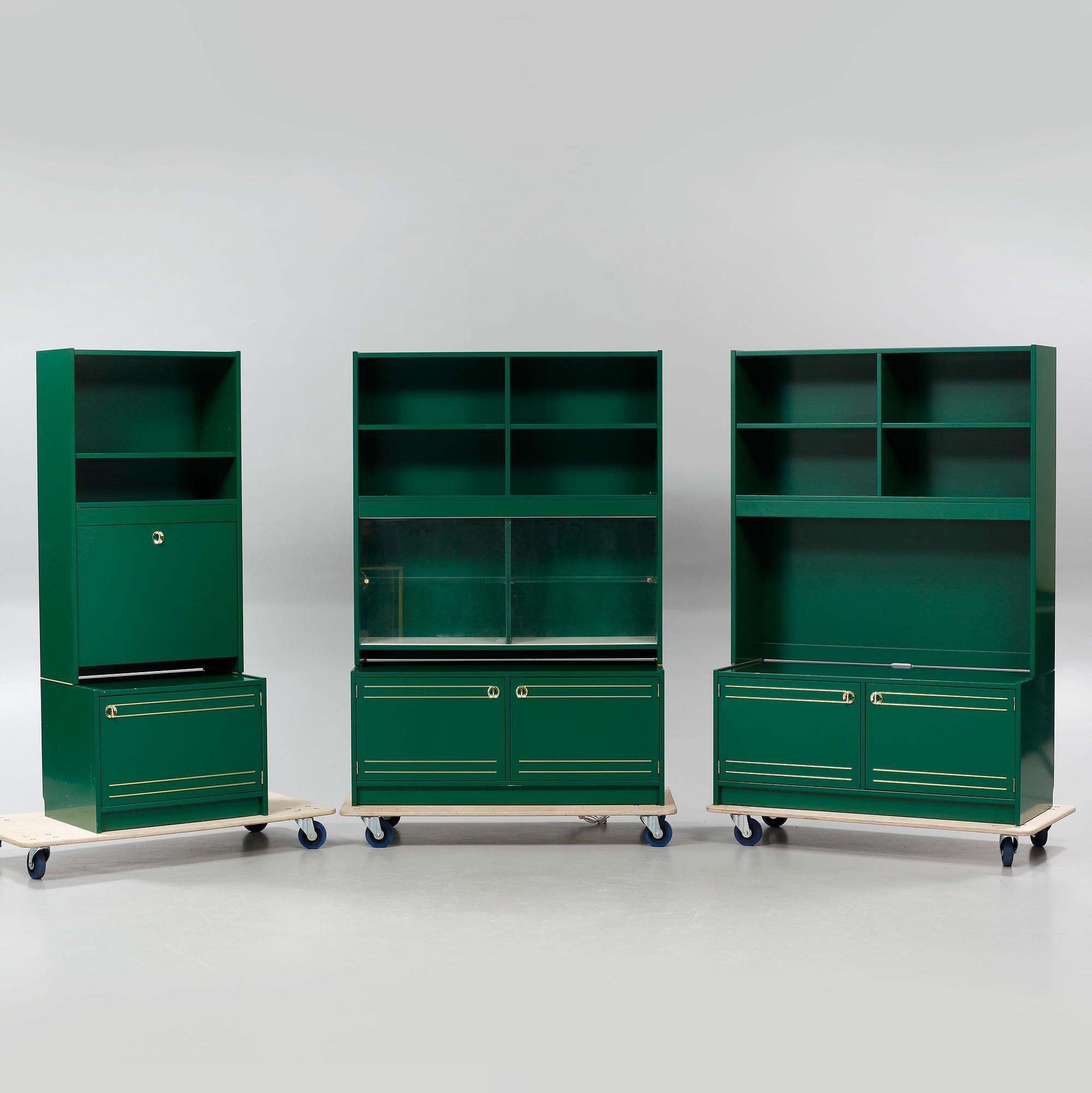 HYLLSYTEM samt BORD, IKEA, 1970-tal.