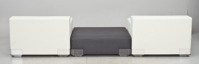 SOFFMODULER OCH SITTPALL, "Plastics Duo", Kartell, 2000-tal.