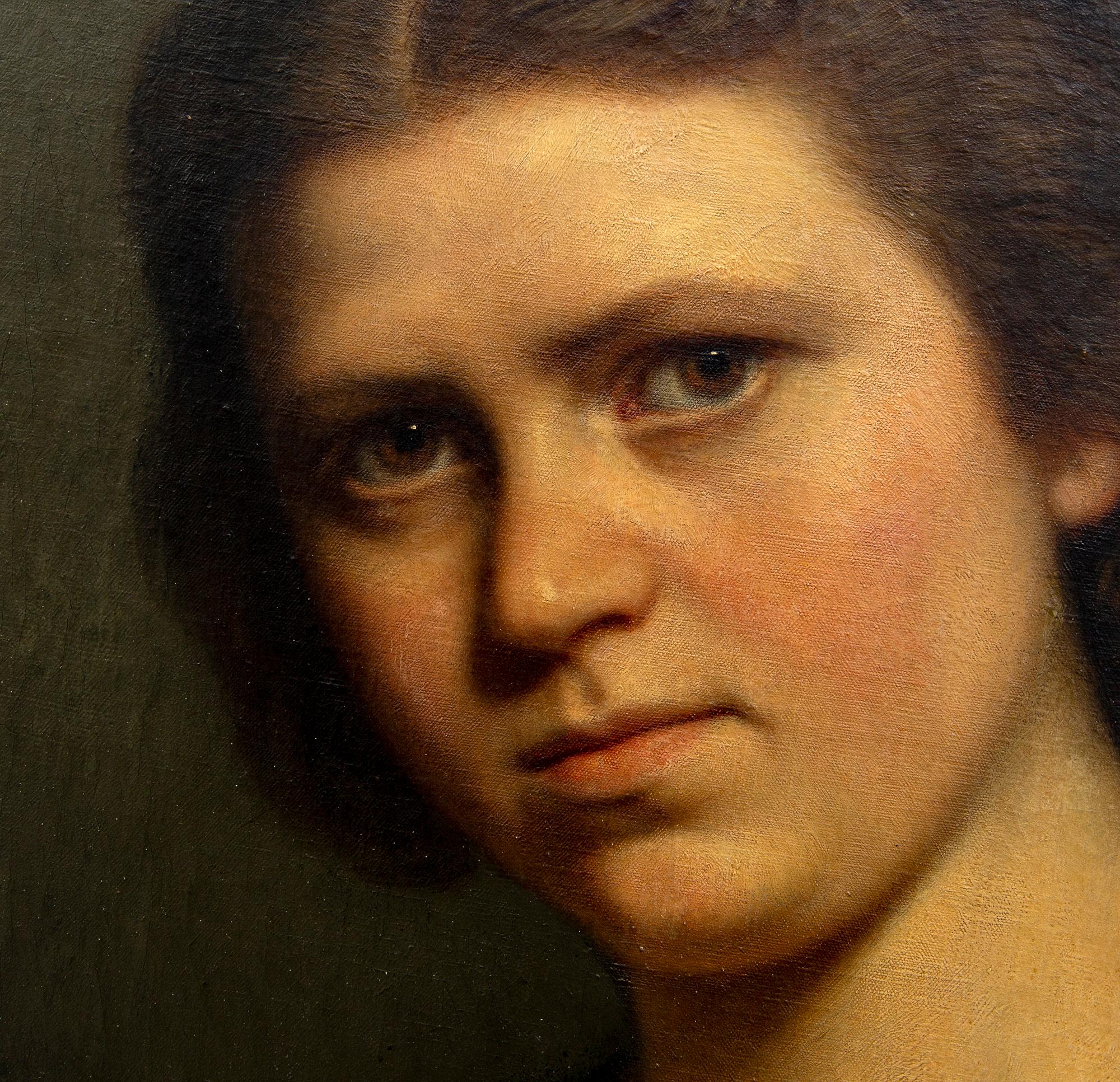 Amalia Lindegren, olja på duk signerad.