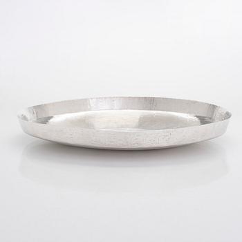 Tapio Wirkkala, skålfat, silver, Kultakeskus, Tavastehus 1964.