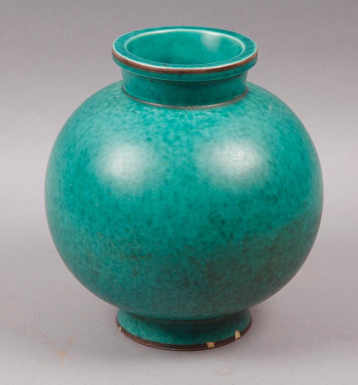 URNA, stengods, "Argenta", Wilhelm Kåge, Gustavsberg.