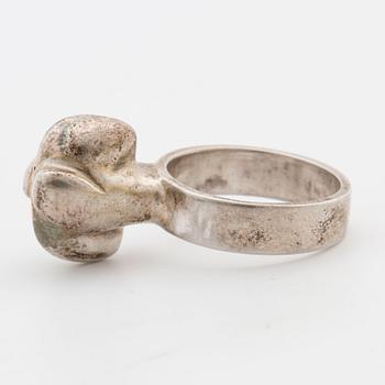 SIGURD PERSSON, silver ring, 1972,