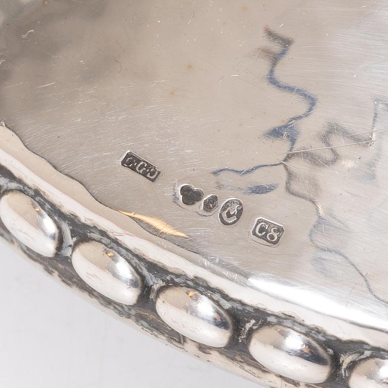 Bordslampa, silver, Stockholm 1929.