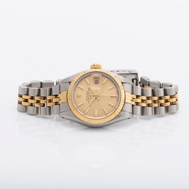 Rolex, Oyster Perpetual, Date, wristwatch, 26 mm.