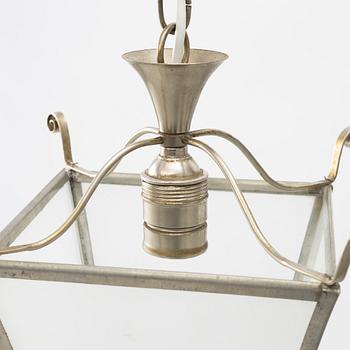 Harald Notini, taklampor, ett par, modell 6401, Arvid Böhlmarks Lampvarufabrik, 1920-30-tal.