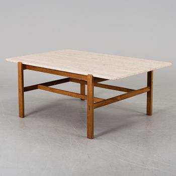 INGE DAVIDSON, soffbord, travertin, 1960-tal.