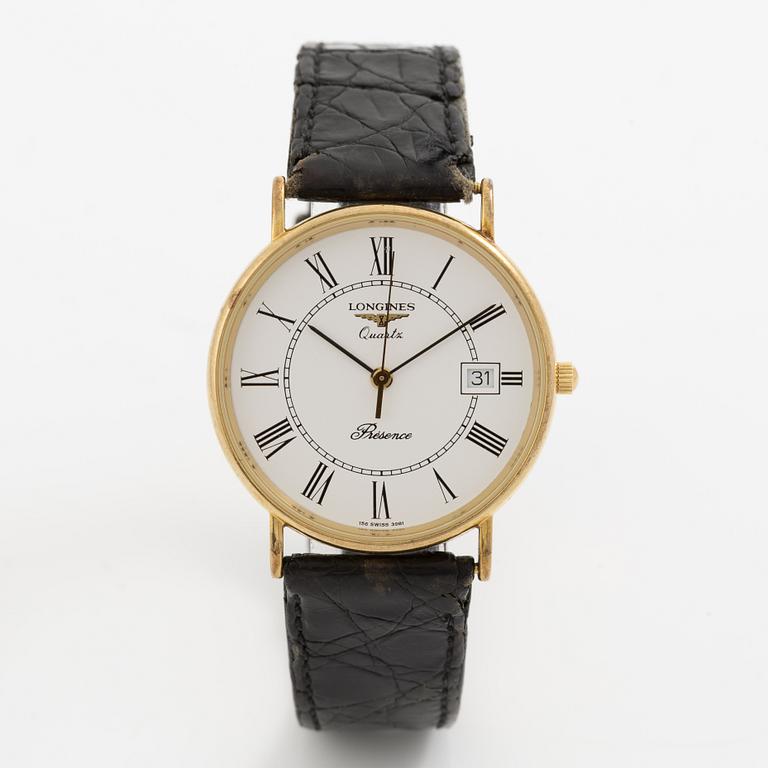 Longines, Presence, wristwatch, 32.5 mm.