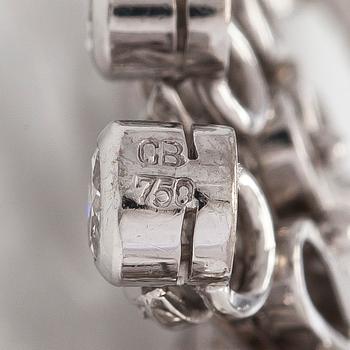 Collier, Bucherer, 18K vitguld med briljanstlipade och åttkantsslipade diamanter.