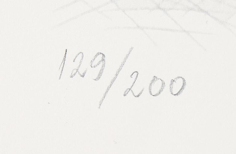 CÉSAR BALDACCINI, färgserigrafi, 1989, signerad 129/200.