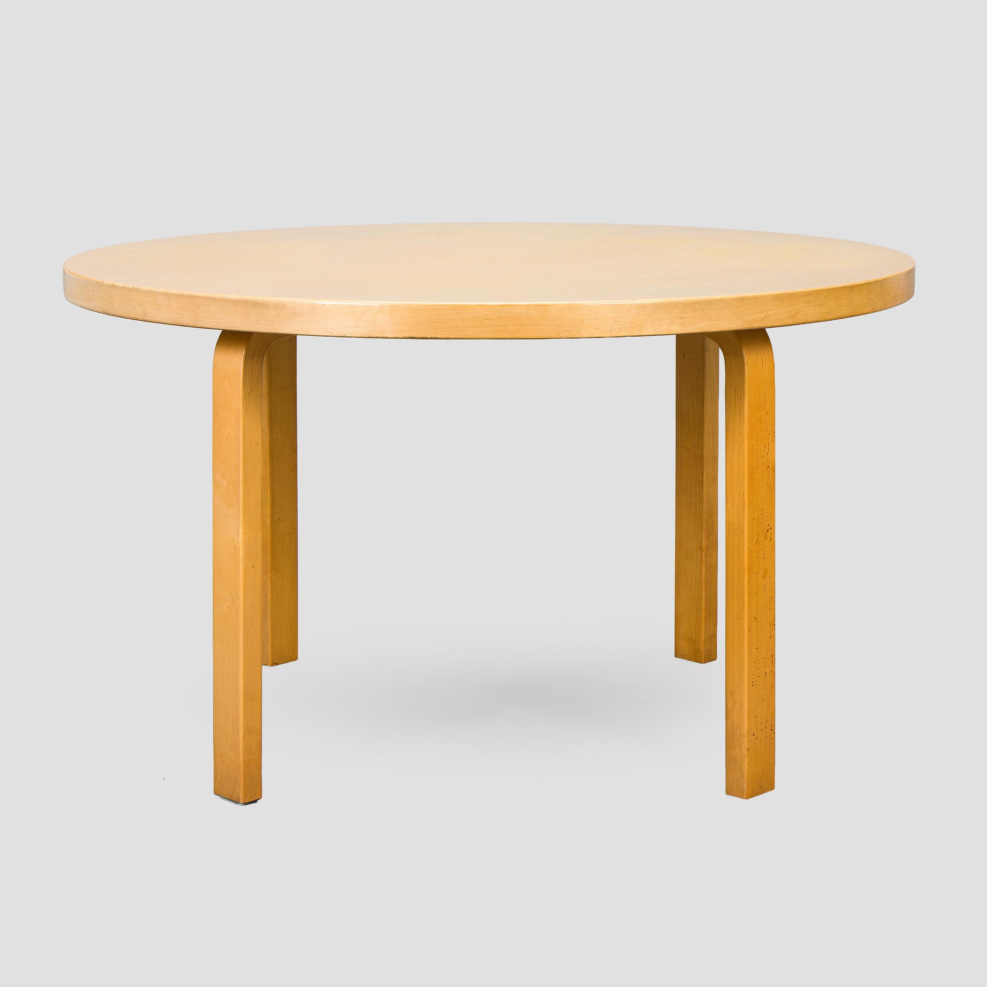 Alvar Aalto, Pöytä, malli 90A, Artek, 1900-luvun loppu.