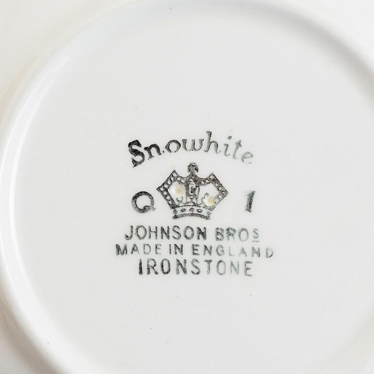 SERVIS, 33 delar, "Snow White", Johnson Bros, England, 1900-talets mitt.