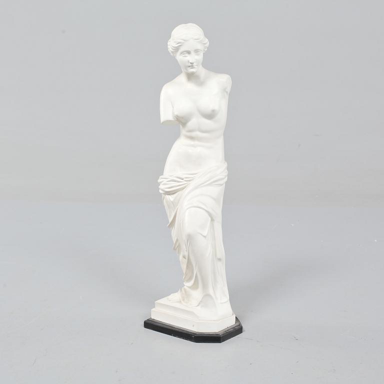 SKULPTUR, gjutmassa, kopia efter "Venus från Milo", 1900-tal.