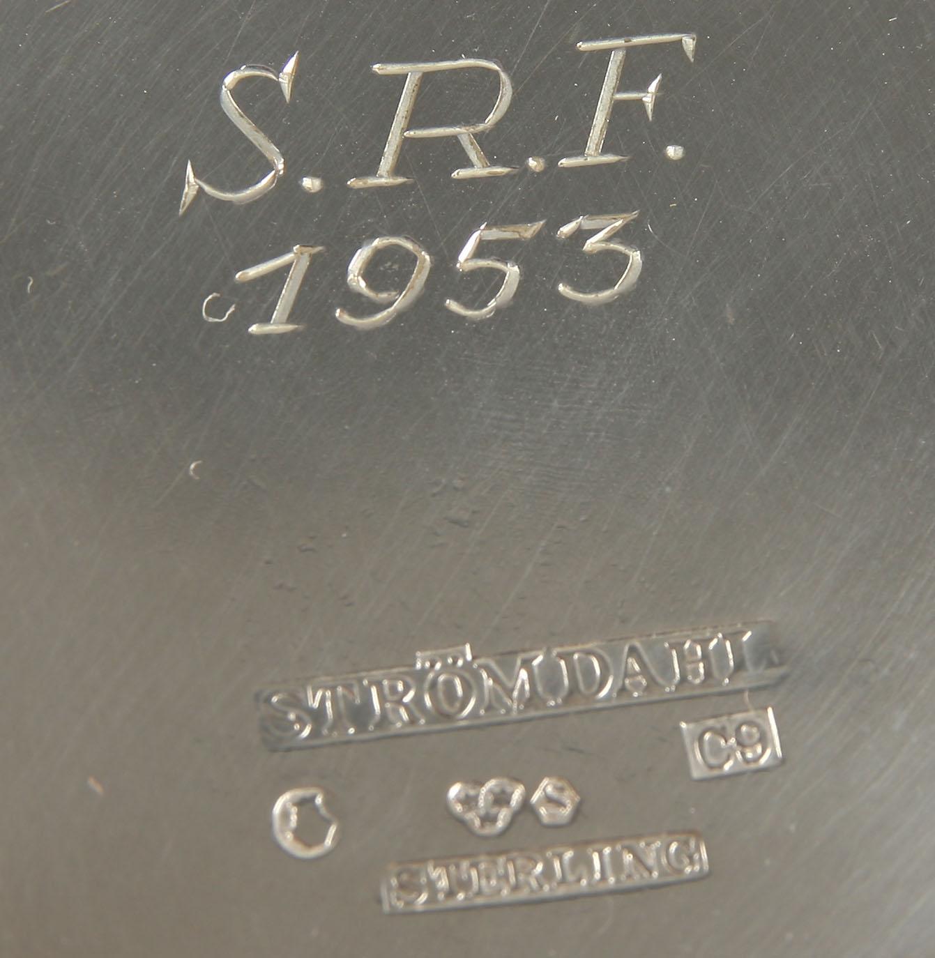 PARTI DIVERSE, 16 delar. Silver, div svenska mästare. 1900-tal. Tot 970 gr.