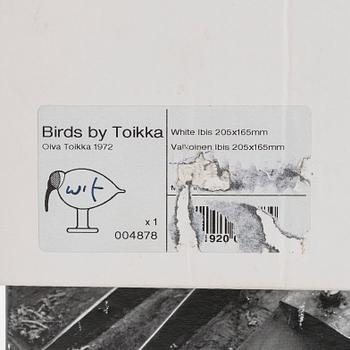 Oiva Toikka, glasfågel, signerad O. Toikka Nuutajärvi.