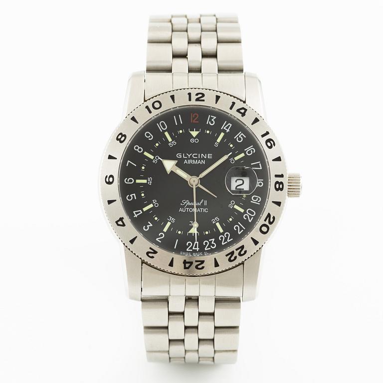 Glycine, Airman, Special II, "Limited Edt", wristwatch, 42 mm.