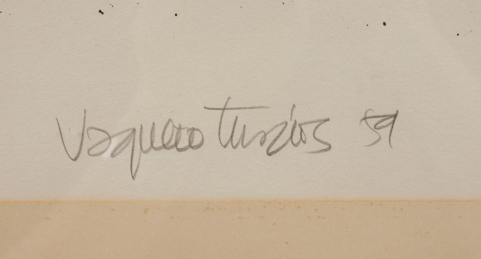 OKÄND KONSTNÄR, litografi, sign Vaquero Turcios.