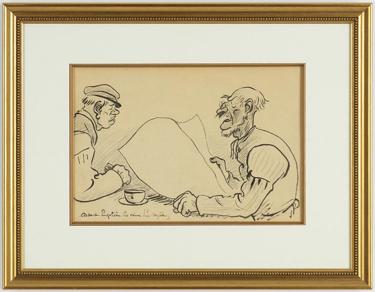 Albert Engström, Vid kaffebordet.