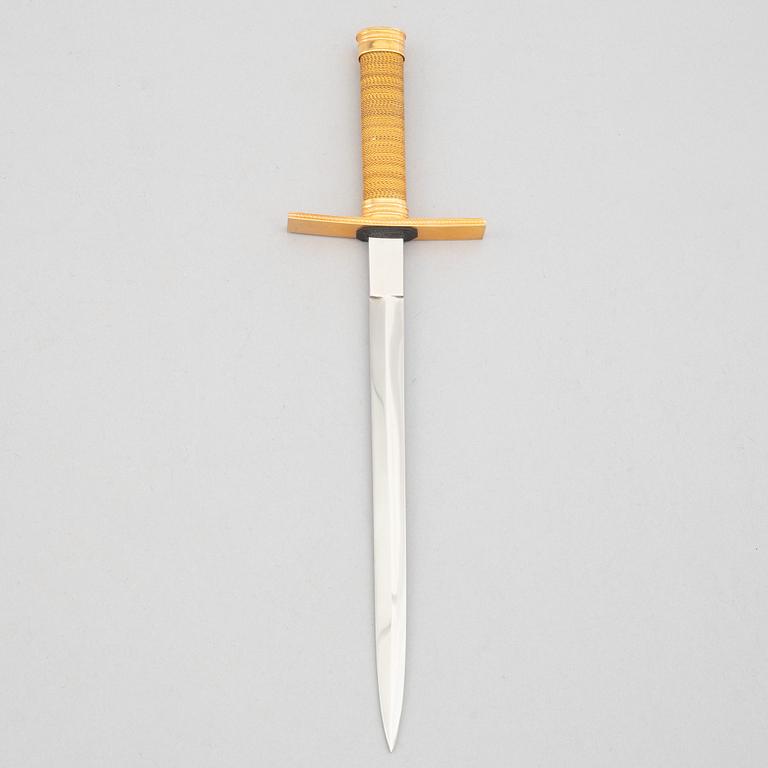 A Swedish Air force officer's dagger, with scabbard.