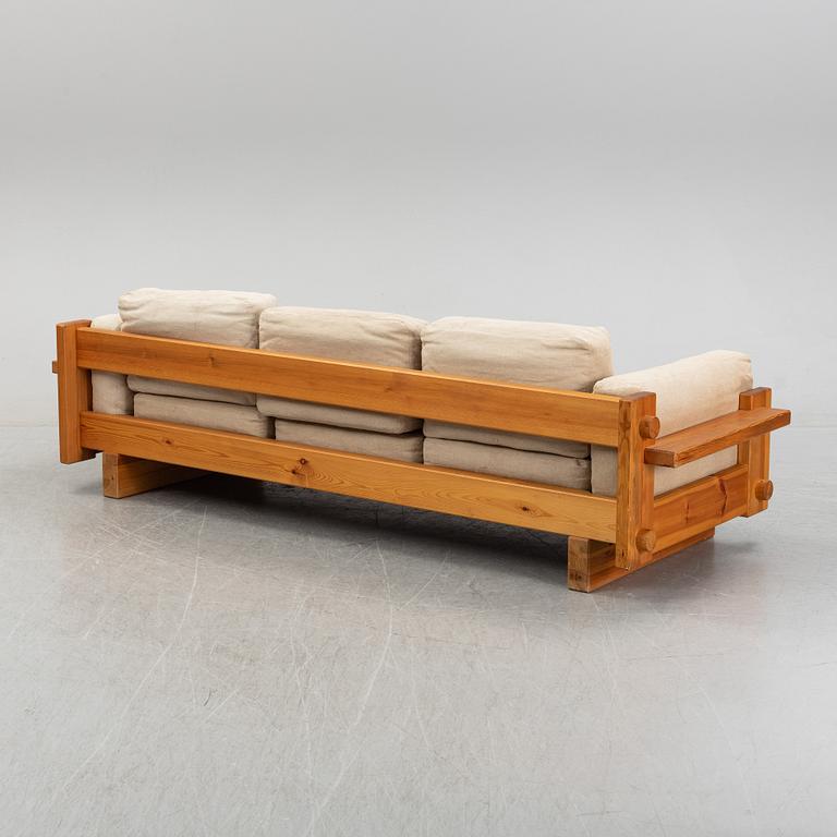 Yngve Ekström, a pine sofa model 'Dymling', Swedese, presumably 1970s.