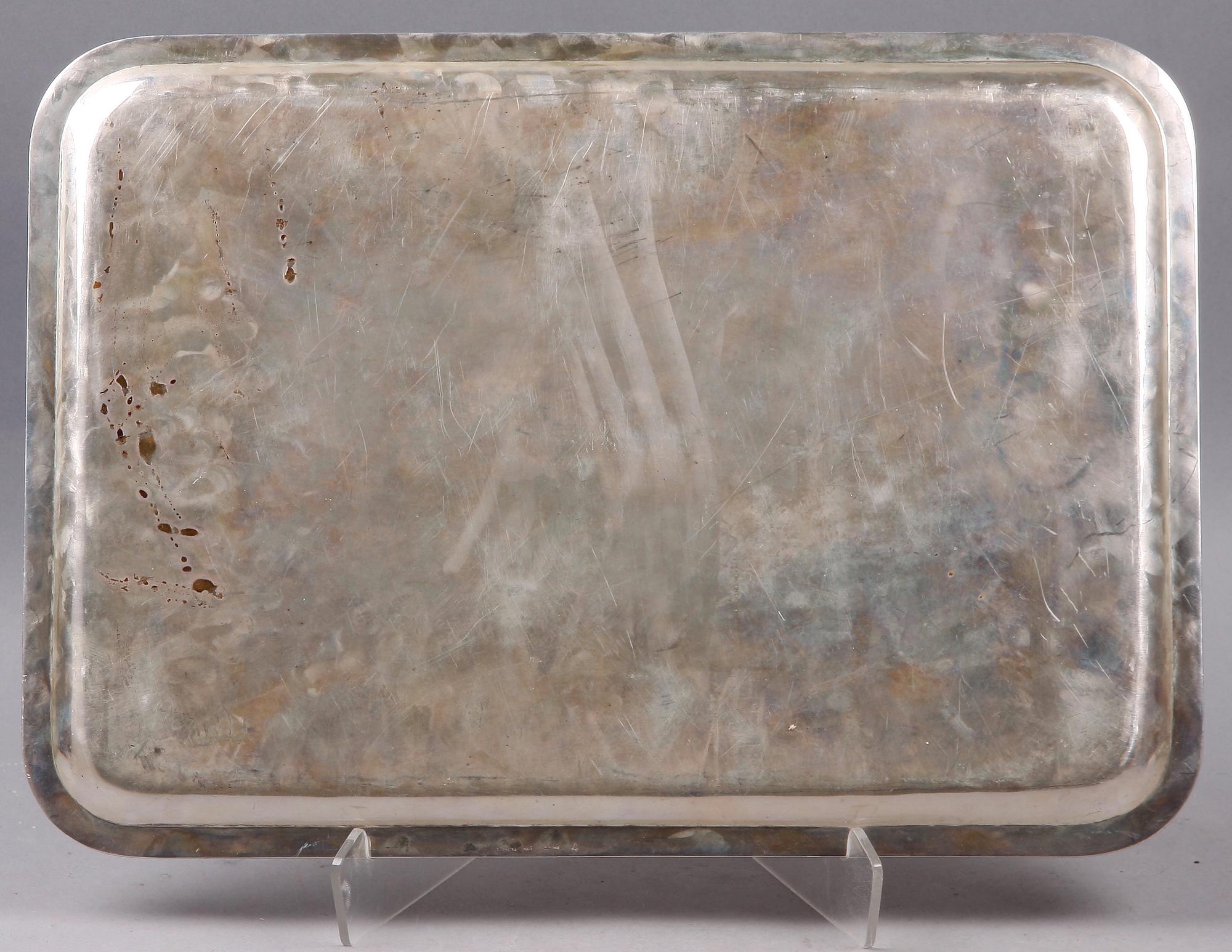 BRICKA, silver. Mexico. Vikt 1775 gr.