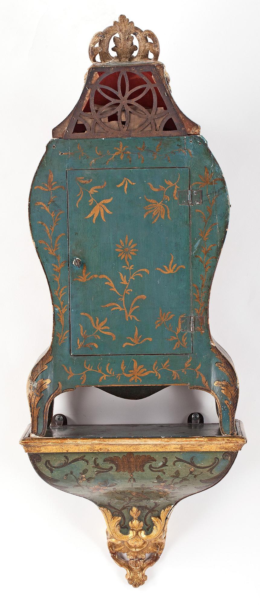 KONSOLUR, av Anders Weit (urmakare i Stockholm 1764-72). Rokoko.