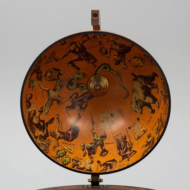 A bar globe, late 20th century.