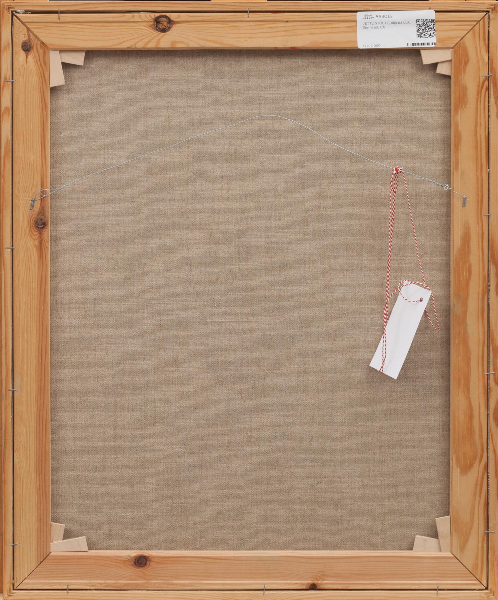 JETTE STOLTZ, olja på duk. Signerad.