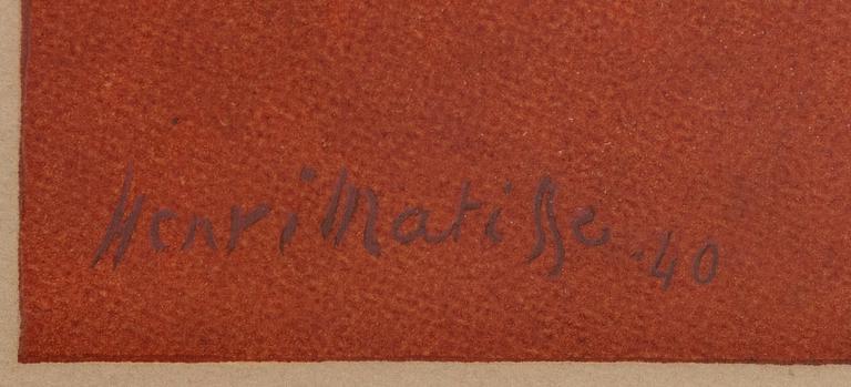 Henri Matisse, efter, "La Blouse Paysanne".