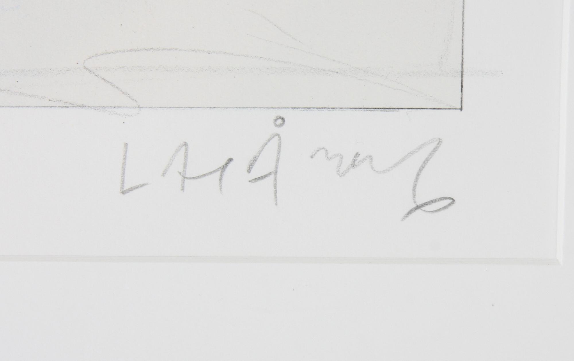 ÅBERG, LASSE, litografi, sign o numr 120/150.