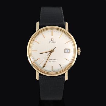 ARMBANDSUR, guld på stål, Omega Seamaster De Ville.