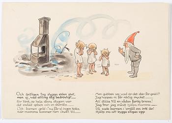 Elsa Beskow, "HATT-STUGAN. Bilderbok av Elsa Beskow".