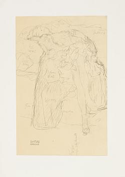 Gustav Klimt, efter, mapp Zeichnungen / Twenty-Five Drawings selected and interpreted by Alice Strobl 1964.