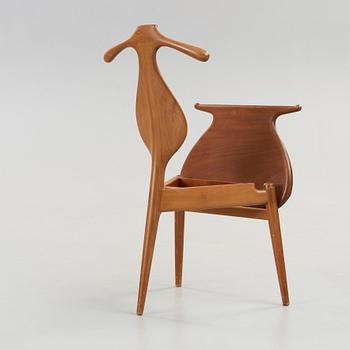 Hans J. Wegner, a mahogany 'Valet Chair' (Jakkens Hvile), Johannes Hansen, Denmark 1950-60's.
