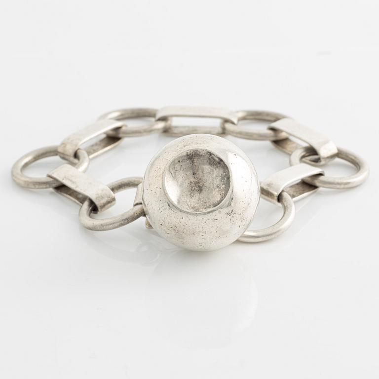 Sven-Erik Högberg bracelet silver and ring silver KIJ.