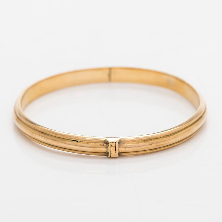 Bangle, 14K gold, Tillander, Helsinki 1951.